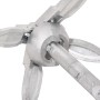 Ancla plegable con cuerda hierro maleable plateado 0,7 kg de vidaXL, Anclas - Ref: Foro24-94275, Precio: 22,54 €, Descuento: %