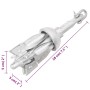 Ancla plegable con cuerda hierro maleable plateado 0,7 kg de vidaXL, Anclas - Ref: Foro24-94275, Precio: 22,54 €, Descuento: %