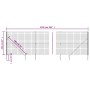 Anthrazitgrauer Drahtzaun mit Ankerspießen 2,2x25 m von vidaXL, Zaunpaneele - Ref: Foro24-154287, Preis: 263,25 €, Rabatt: %