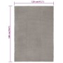 Rectangular gray cotton rug 120x180 cm by vidaXL, Rugs - Ref: Foro24-345121, Price: 71,86 €, Discount: %