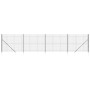 Anthrazitgrauer Drahtzaun mit Ankerspießen 2,2x10 m von vidaXL, Zaunpaneele - Ref: Foro24-154279, Preis: 135,01 €, Rabatt: %