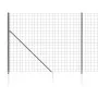 Near wire with anthracite gray anchor spikes 2.2x10 m by vidaXL, fence panels - Ref: Foro24-154279, Price: 133,26 €, Discount: %