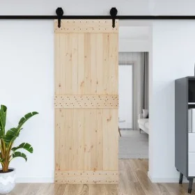 NARVIK Tür aus massivem Kiefernholz 90x210 cm von vidaXL, Türen - Ref: Foro24-154433, Preis: 134,02 €, Rabatt: %