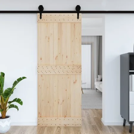 Puerta NARVIK madera maciza pino 90x210 cm de vidaXL, Puertas - Ref: Foro24-154433, Precio: 134,02 €, Descuento: %