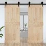 NARVIK solid pine wood door 90x210 cm by vidaXL, Doors - Ref: Foro24-154433, Price: 136,79 €, Discount: %