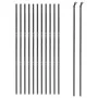 Anthracite gray galvanized steel wire fence 2x25 m by vidaXL, fence panels - Ref: Foro24-154206, Price: 251,04 €, Discount: %