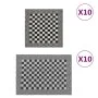 Set mit 20 schwarzen und weißen Baumwolltüchern von vidaXL, Handtücher - Ref: Foro24-136292, Preis: 40,76 €, Rabatt: %