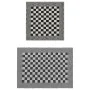 Set of 20 black and white cotton cloths by vidaXL, Towels - Ref: Foro24-136292, Price: 40,76 €, Discount: %