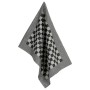 Juego de paños 20 unidades algodón negro y blanco de vidaXL, Toallas - Ref: Foro24-136292, Precio: 41,30 €, Descuento: %