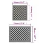 Set of 20 black and white cotton cloths by vidaXL, Towels - Ref: Foro24-136292, Price: 40,76 €, Discount: %