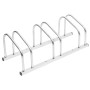 Bicicletero para 3 bicicletas acero galvanizado de vidaXL, Bases y soportes para almacenar bicicletas - Ref: Foro24-154418, P...