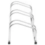 Bicycle rack for 3 galvanized steel bicycles by vidaXL, Bases and supports for storing bicycles - Ref: Foro24-154418, Price: ...