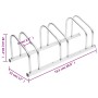 Bicycle rack for 3 galvanized steel bicycles by vidaXL, Bases and supports for storing bicycles - Ref: Foro24-154418, Price: ...