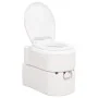 White HDPE and PP integrated camping toilet 24+17 L by vidaXL, Urinals and portable toilets - Ref: Foro24-154411, Price: 374,...
