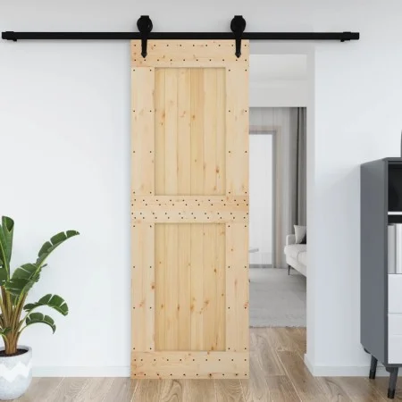 NARVIK solid pine wood door 80x210 cm by vidaXL, Doors - Ref: Foro24-154437, Price: 142,10 €, Discount: %