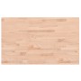 Estante de lavabo de pared de acero y madera maciza de haya