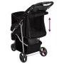 Folding dog stroller black oxford fabric 80x46x98 cm by vidaXL, pet strollers - Ref: Foro24-172196, Price: 96,84 €, Discount: %