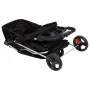 Folding dog stroller black oxford fabric 80x46x98 cm by vidaXL, pet strollers - Ref: Foro24-172196, Price: 96,84 €, Discount: %