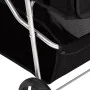 Folding dog stroller black oxford fabric 80x46x98 cm by vidaXL, pet strollers - Ref: Foro24-172196, Price: 96,84 €, Discount: %