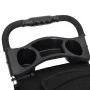 Folding dog stroller black oxford fabric 80x46x98 cm by vidaXL, pet strollers - Ref: Foro24-172196, Price: 96,84 €, Discount: %
