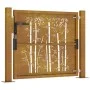 Garden gate made of corten steel with bamboo design, 105x105 cm. by vidaXL, garden gates - Ref: Foro24-153185, Price: 161,27 ...