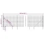 Drahtzaun mit Ankerspitzen anthrazitgrau 1,4x10 m von vidaXL, Zaunpaneele - Ref: Foro24-154275, Preis: 96,22 €, Rabatt: %