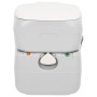 Gray and White HDPE Portable Camping Toilet 22+12 L by vidaXL, Urinals and portable toilets - Ref: Foro24-154405, Price: 169,...