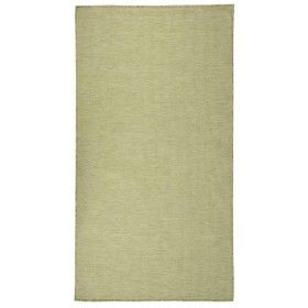Alfombra de exterior de tejido plano verde 80x150 cm de vidaXL, Alfombras - Ref: Foro24-340806, Precio: 29,03 €, Descuento: %