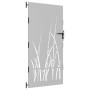 Puerta de jardín acero corten diseño hierba 85x175 cm de vidaXL, Puertas de jardín - Ref: Foro24-153224, Precio: 182,38 €, De...