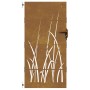 Puerta de jardín acero corten diseño hierba 85x175 cm de vidaXL, Puertas de jardín - Ref: Foro24-153224, Precio: 182,38 €, De...