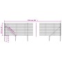 Drahtzaun mit Ankerspitzen anthrazitgrau 1x25 m von vidaXL, Zaunpaneele - Ref: Foro24-154249, Preis: 216,36 €, Rabatt: %