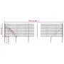 Wire fence with anchor spikes anthracite gray 1x25 m by vidaXL, fence panels - Ref: Foro24-154249, Price: 212,85 €, Discount: %
