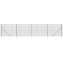 Wire fence with anchor spikes anthracite gray 1.4x10 m by vidaXL, fence panels - Ref: Foro24-154243, Price: 113,82 €, Discoun...