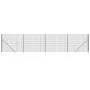 Wire fence with anchor spikes anthracite gray 1.4x10 m by vidaXL, fence panels - Ref: Foro24-154243, Price: 112,43 €, Discoun...