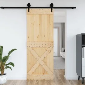 NARVIK Tür aus massivem Kiefernholz 85x210 cm von vidaXL, Türen - Ref: Foro24-154444, Preis: 139,67 €, Rabatt: %