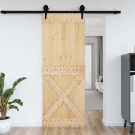 Puerta NARVIK madera maciza pino 85x210 cm