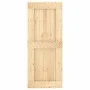 NARVIK Tür aus massivem Kiefernholz 85x210 cm von vidaXL, Türen - Ref: Foro24-154438, Preis: 140,30 €, Rabatt: %
