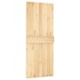 NARVIK Tür aus massivem Kiefernholz 85x210 cm von vidaXL, Türen - Ref: Foro24-154438, Preis: 143,53 €, Rabatt: %