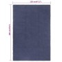 Rechteckiger marineblauer Baumwollteppich 120x180 cm von vidaXL, Teppiche - Ref: Foro24-345126, Preis: 67,11 €, Rabatt: %