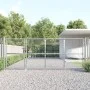Puerta de malla de jardín acero galvanizado plateado 350x175cm de vidaXL, Puertas de jardín - Ref: Foro24-154552, Precio: 412...