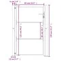 Corten steel garden gate 105x130 cm by vidaXL, garden gates - Ref: Foro24-153204, Price: 206,37 €, Discount: %