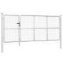 Gartengittertür aus silber verzinktem Stahl, 350 x 175 cm von vidaXL, Gartentore - Ref: Foro24-154552, Preis: 428,30 €, Rabat...