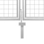 Gartengittertür aus silber verzinktem Stahl, 350 x 175 cm von vidaXL, Gartentore - Ref: Foro24-154552, Preis: 428,30 €, Rabat...