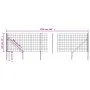 Drahtzaun mit Ankerspitzen anthrazitgrau 1x25 m von vidaXL, Zaunpaneele - Ref: Foro24-154281, Preis: 175,00 €, Rabatt: %