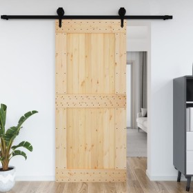 Puerta NARVIK madera maciza pino 100x210 cm