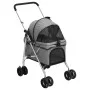 Folding dog stroller gray oxford fabric 76x50x100 cm by vidaXL, pet strollers - Ref: Foro24-172201, Price: 93,38 €, Discount: %
