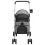 Folding dog stroller gray oxford fabric 76x50x100 cm by vidaXL, pet strollers - Ref: Foro24-172201, Price: 93,38 €, Discount: %