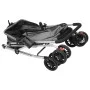 Folding dog stroller gray oxford fabric 76x50x100 cm by vidaXL, pet strollers - Ref: Foro24-172201, Price: 93,38 €, Discount: %