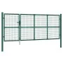 Gartengittertür aus verzinktem Stahl grün 350x175 cm von vidaXL, Gartentore - Ref: Foro24-154534, Preis: 380,02 €, Rabatt: %