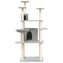 Cat scratching post with light gray sisal posts 166 cm by vidaXL, Cat furniture - Ref: Foro24-171724, Price: 65,74 €, Discoun...